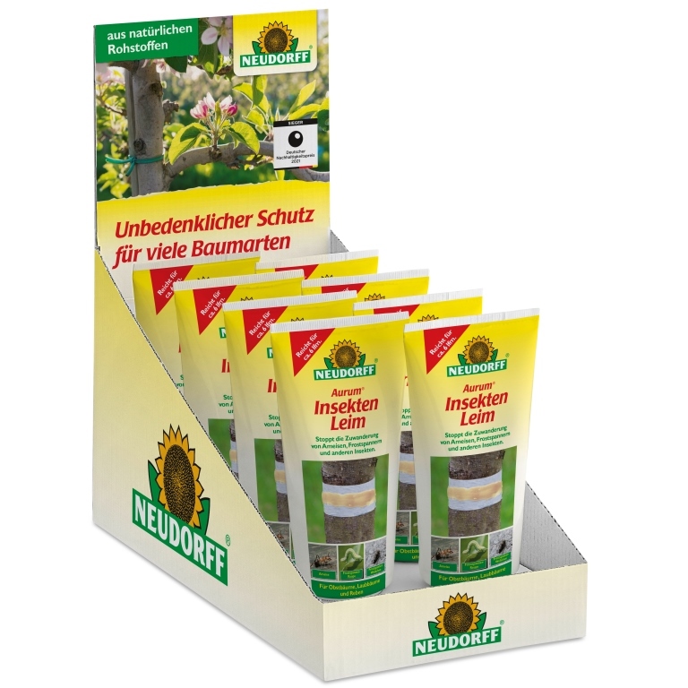 63,60 EUR/1kg Neudorff Aurum Insekten Leim gegen Raupen Ameisen Insekten etc. 125 g Tube