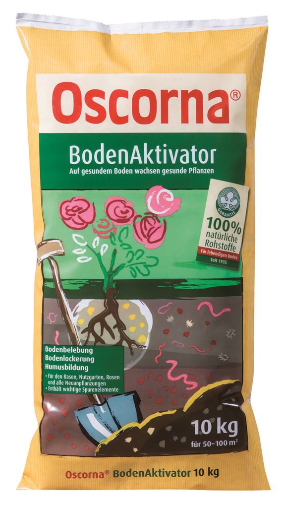 2,60 €/kg Oscorna Bodenaktivator für die Bodenverbesserung, Bodenhilfsstoff, 10 Kg Beutel,