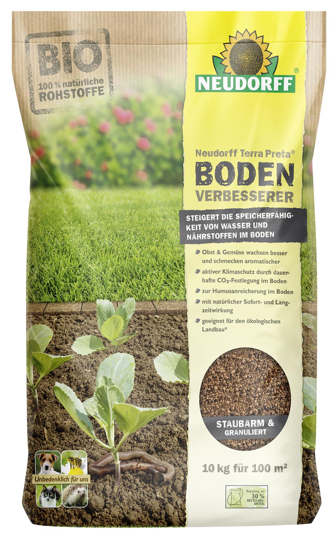 2,30 €/kg Neudorff Terra Preta BodenAktivator 10 kg Granulat für eine verbesserte Bodenstruktur