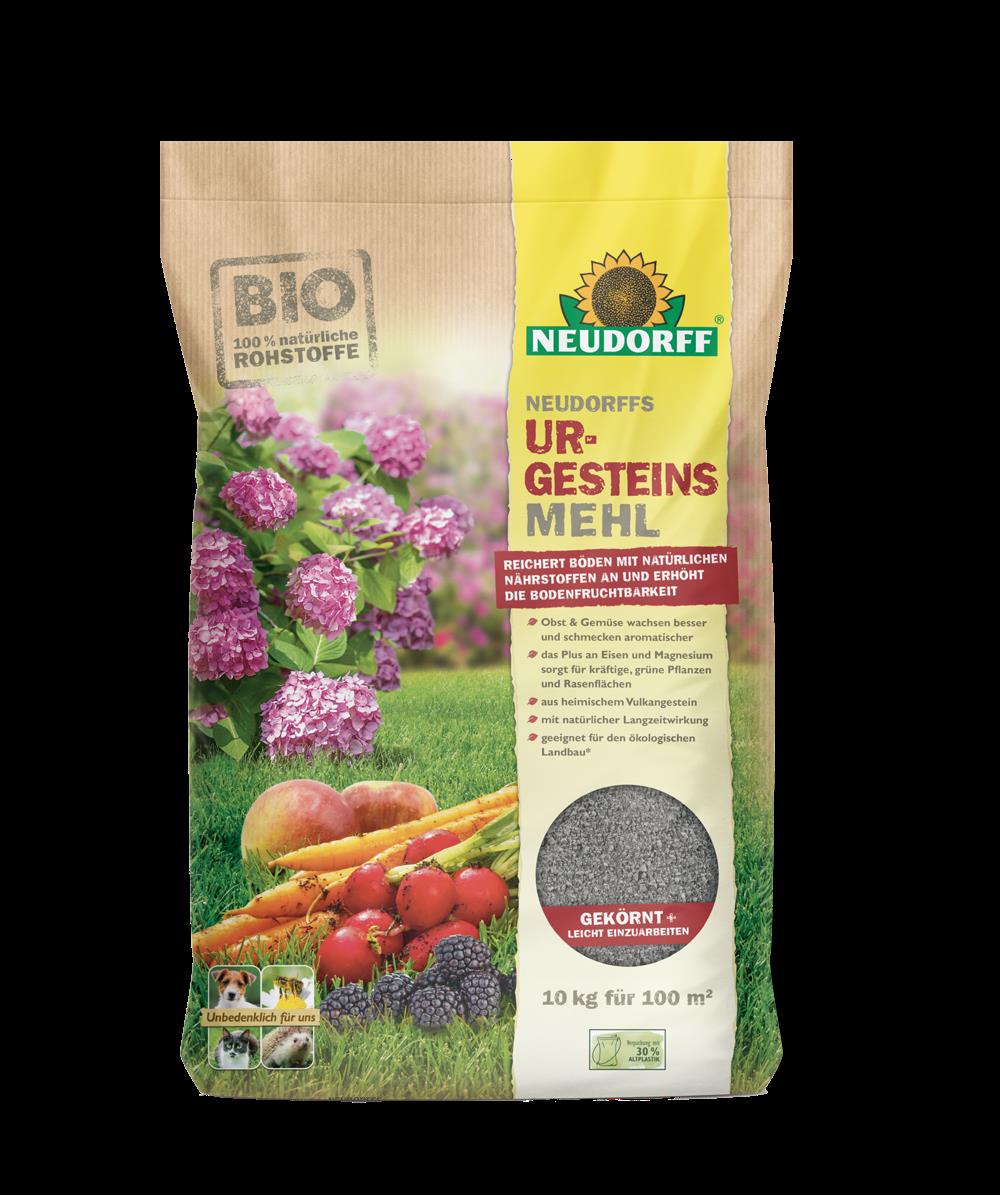 1,40 €/kg Neudorffs UrgesteinsMehl 10 Kg mit Mineralien und Spurenelementen zur Bodenverbesserung