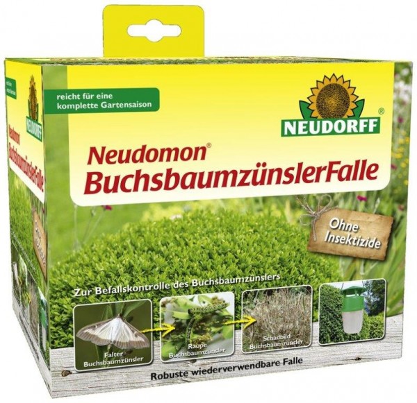 Neudorff Neudomon BuchsbaumzünslerFalle biotechnisch mit Lockstoff zur Befallskontrolle 1 Set