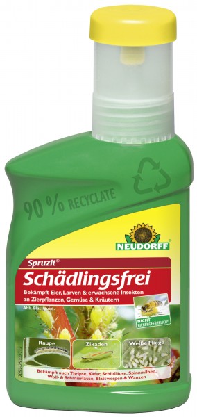 59,80 €/1L Spruzit Schädlingsfrei saugende beißende Insekten 250 ml Flasche