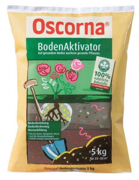 2,99 €/kg Oscorna Bodenaktivator für die Bodenverbesserung, Bodenhilfsstoff, 5 Kg Beutel